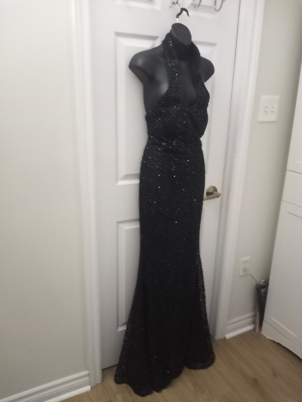 KEIKEI Sequined Bell Shape Maxi Dress